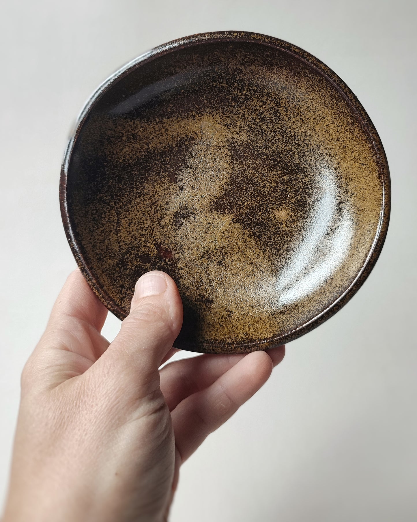 Piattino fondo, smalto Teadust