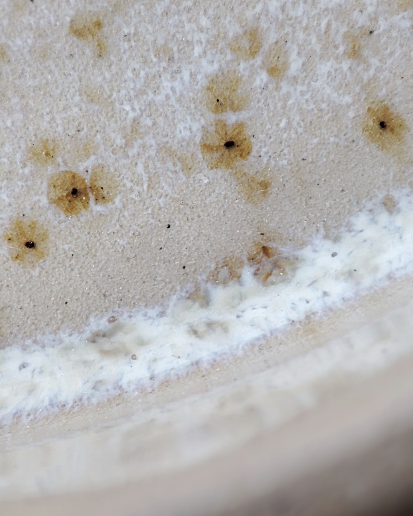 Piattino alto, smalto Camouflage