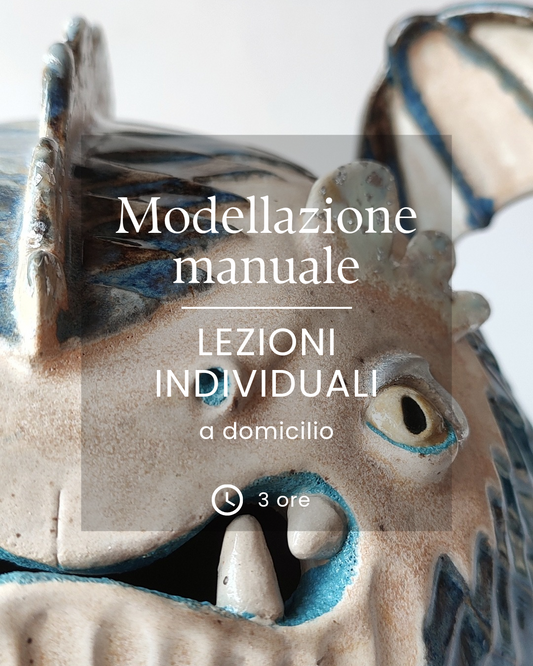 Lezioni individuali a domicilio | 3 ore | modellazione manuale