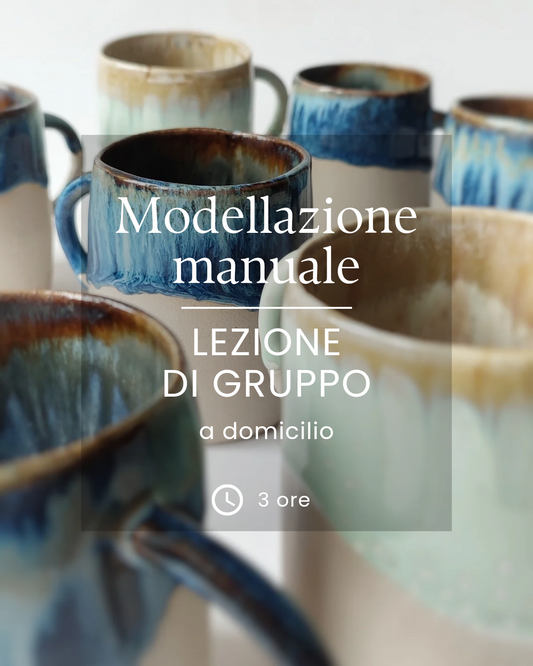 Lezione di gruppo a domicilio | 3 ore | modellazione manuale