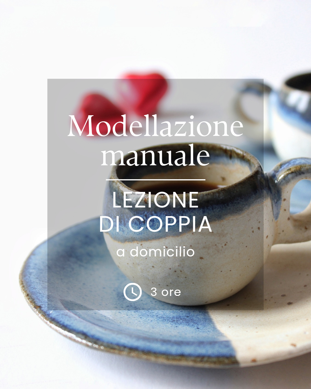 Lezione di coppia a domicilio | 3 ore | modellazione manuale